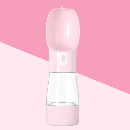 Portable Dog Water Bottle with Drinking Bowl