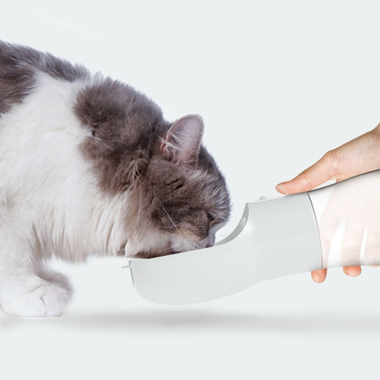 Portable Dog Water Bottle with Drinking Bowl