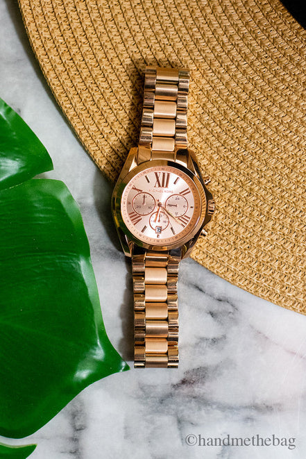 Michael Kors Bradshaw Rose Gold Toned Watch