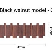 Simplicity Piano Key Wall Coat Rack (One Piece)